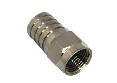 China Male F CCTV BNC Connector , Waterproof Coaxial RF Connector for RG6 for sale