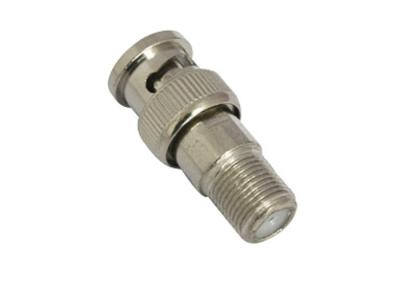 China Male to Female CCTV BNC Connector , Bayonet Nut Connector For Coaxial Cable for sale