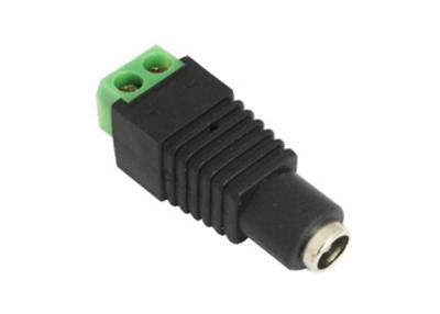 China Female CCTV Camera Power Connector / DC Plug Power Connector With Screw for sale