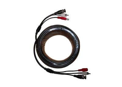 China Coaxial CCTV Video Cable , Siamese Coaxial Cable for CCTV, Power/video/data cable with BNC/DC/F connector for sale