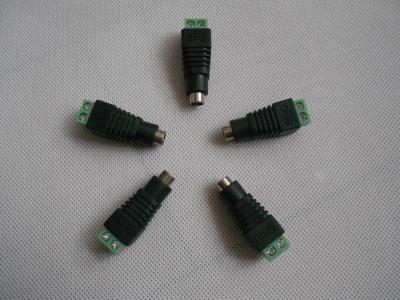 China CCTV Camera Power Connector / DC Plug Power Connector With Screw , Female DC connector for sale