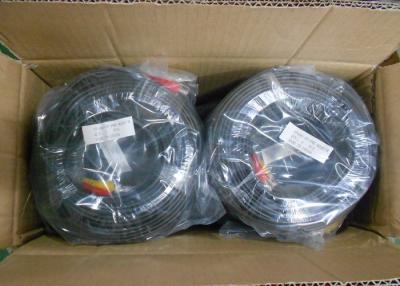 China Siamese Coaxial CCTV Video Cable 100 Ft Power with BNC and DC Plug for sale