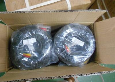 China 150ft Power Video Cable Siamese CCTV Video Cable , CCTV Power Cable DBS Cable DC / BNC Plug for sale