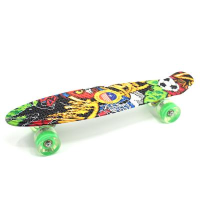 China Hot Sale Youth Skateboards With Colorful Flashing Wheels For Kids for sale