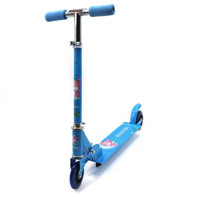 China Safety Best Selling No Seat Two Wheel Scooter Mini Adjustable Child Bike Outdoor Foot Scooters for sale