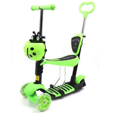 China Cheap Safety New Design For Sale Price Kids Folding Scooters Three Wheel 3-in-1 Kids Scooter for sale