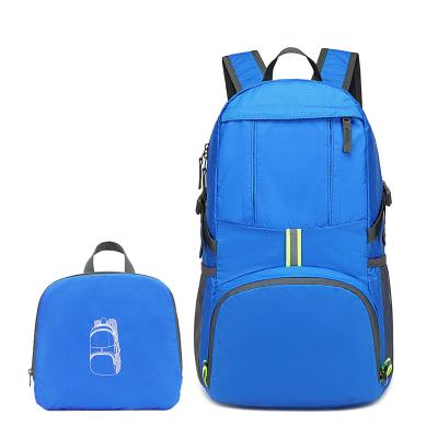 China Waterproof Backpack Mountain Climbing Leisure Travel Sports Portable Bag Folding Nylon Water Resistant Bag for sale