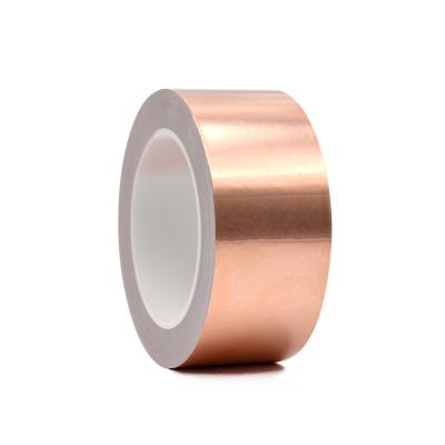 China Electrically Conductive Tape , Copper Foil Tape with Conductive Adhesive for EMI Shielding for sale