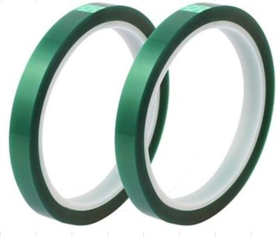 China Green PET Electrical Insulation Tape Use For Lithium Battery Terminal Tape for sale