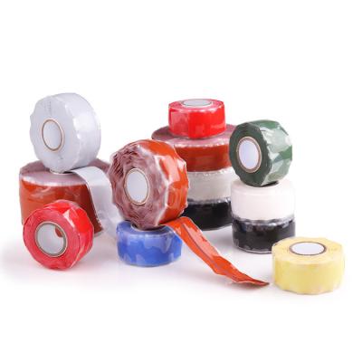 China Silicone Rubber Self Fusing Tape Rescue Bonding  Waterproof Silicone Repair Tape for sale