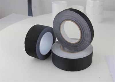 China Glue Electrical Insulation Tape , Acetate Cloth Tape Custom Black Coarse Texture Cloth Acrylic for sale