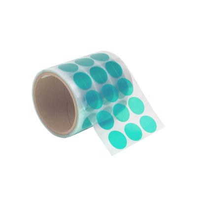 China Green High Temperature Tape Polyester Masking Tape Die Cut Dots For PCB for sale