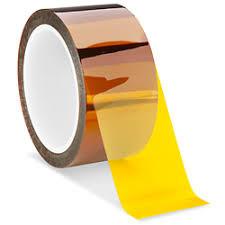 China 1mil Amber Polyimide Film Tape High Temperature Resistant for PCB Solder Mask for sale