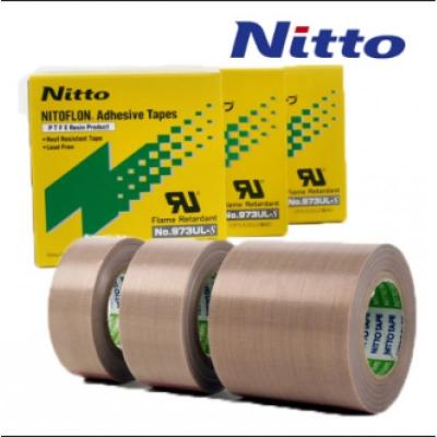 China Band Op hoge temperatuur van de Nitto973ul PTFE de Teflonglasvezel met Siliconekleefstof Te koop