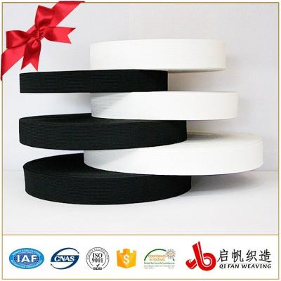 China Garment Accessories Good Quality Elastic Black Knitted Elastic Band For Man Underwear for sale