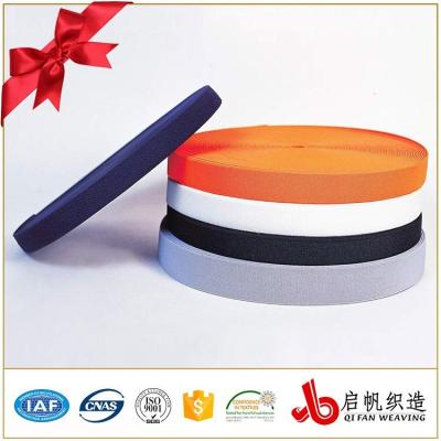 China Sustainable Okeo-Tex Customizes Narrow Cloth Woven Elastic Tape for sale