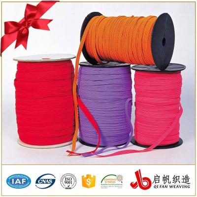 China Viable Colorful Polyester Braided Elastic Band for Clothes for sale