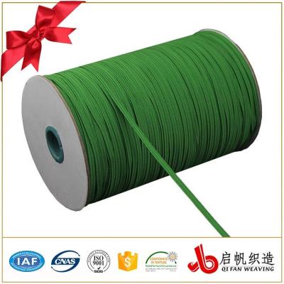 China Durable Colored Flat Strong Woven Braided Elastic Elasticity Band for sale