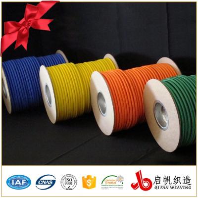 China Polyester Wholesales Custom Cotton Round Elastic Nylon Rope for sale