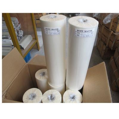 China Printing Stores BOPP Thermal Lamination Cold Hot Film Roll For Laminator for sale