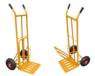 China Storage Folding 200kg Toe Loading Strong Hand Trolley HT1827 for sale