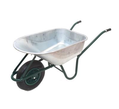 China Tools WB6414T Heavy Duty Metal Tray Wheel Barrow for sale