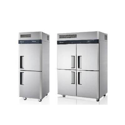 China Single-temperature used 4-door reach in refrigerator freezer turbo air cool fan commercial fridge for sale