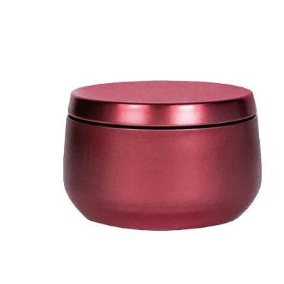 China Gift & Luxury Empty Craft Containers Canisters With Lid Matte Black White Rose Gold for sale