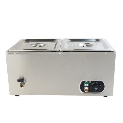 China Stainless Steel Hot Sale 220-240V/50-60Hz Volts 1.5Kw Power Table Top Electric Bain Marie Food Warmer for sale