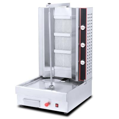 China Easily Assembled Tabletop gyro shawerma machine gas meat shawarma machine for sale