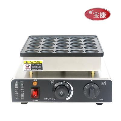 China Hotels Commercial 25 pcs non-stick poffertjes grill machine,snacks machine for making pancakes,mini pancakes waffle machine for sale