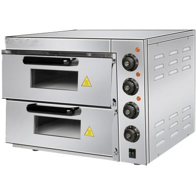 China Bakery Sale 2 deck 2 tray bread pizza electric commercial industrial bakery ovens for baking equipment for sale