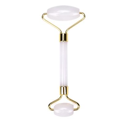 China 100% High Quality Hot Sale Face Lift Jade Rose Face Massager with Double Head for sale