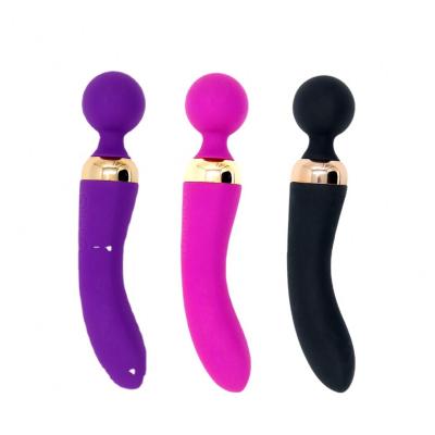 China Double Head Vaginal Stimulator Vaginal Stimulator Juguetes Sexuales Massager Wand Massager Double Head Motor Wand Massager Head Flexible Curve Design for sale