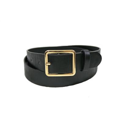 China Fashion.Casual Customized Black Beautiful Fashion Alloy Metal Buckle Personality Women's Fancy Belt for sale