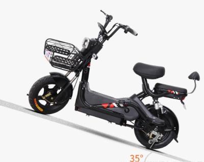 China Steel+ABS 2 Wheels Electric Tire 48V 12Ah 90Kg Vacuum Mopeds 500W Adult Unisex 14 Inch Motor Power Load Three Gears Modes for sale