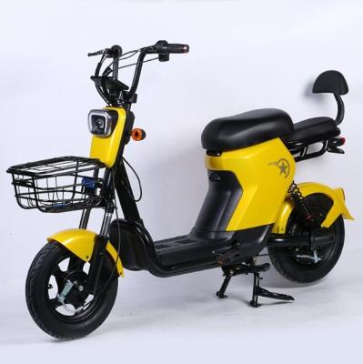 China Steel Electric Mopeds Easy Climb Adult 14 Inch Long Tire 90KM Resistance Vacuum Tire 350W High Power Unisex Motor for sale