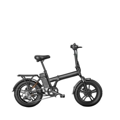 China Aluminum Alloy 350W 14Inch Safety Folding Ebike Foldable Adult E-Bike Electric Bicycle Lithium Battery for sale