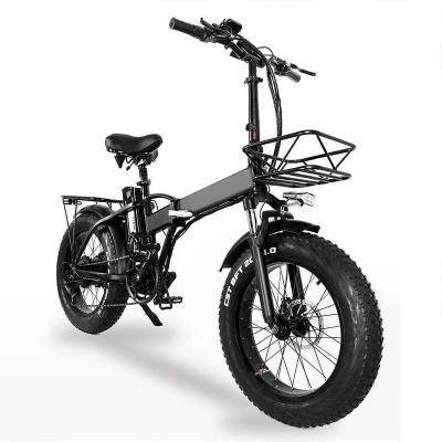 China Hot Sale Aluminum Alloy 2 Wheels Fat 20 Inch 48V 750W Bluetooth Ebike Motor Foldable Adult Smart Lightweight Unisex Power for sale