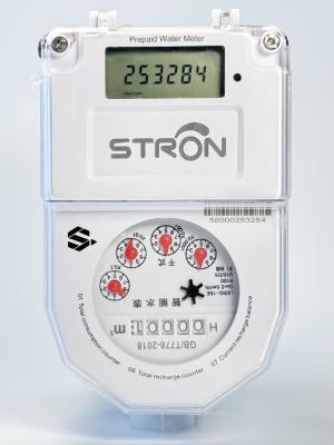 China DN25 STS Prepaid Multi jet Water Meter With Stepped Price Setting Function for sale