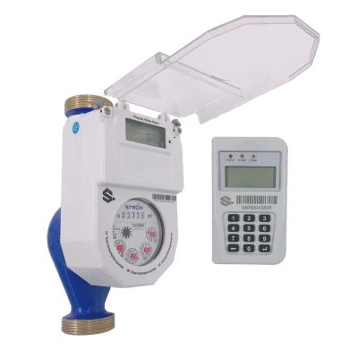 China Prepaid / Postpaid Smart Electronic Water Meter With Non Return Valve for sale