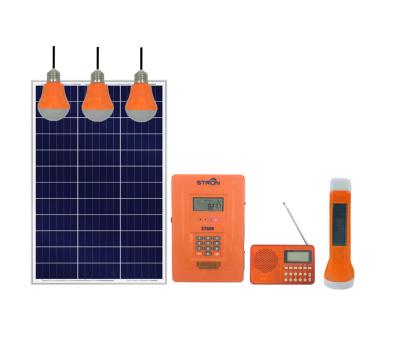 Китай оплата 30W 76.8Wh по мере того как вы идете солнечная система с лампами СИД 3W продается