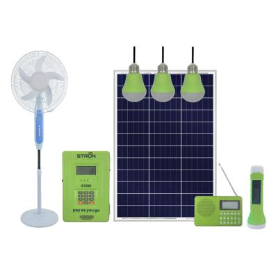 China 30watt sistemas de energía solar residenciales, sistema casero solar portátil 60HZ en venta