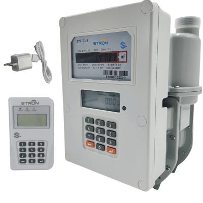 China Residential 70kpa 1.2dm3 Smart Gas Meter With Automatic Valve Controlling for sale