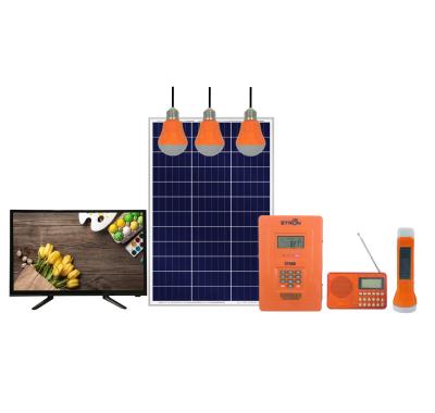 China sistema de energía casero solar 50W, sistemas de energía solar residenciales de 12Ah LiFePO4 en venta