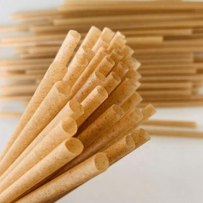 China School Cafeteria Disposable Hotel Bar Sugarcane Fiber Disposable Straw for sale