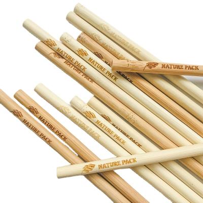 China Innovation Natural And Organic Bamboo Straw Stocked New Product 2019 Hot Selling Production for sale