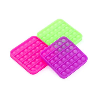 China Hot Sales Silicone Push-Up Annealing Squeeze/Stirrer Sensory Toy Game Board Bubble Squeeze Hindrance Toys For Stress Reliever for sale