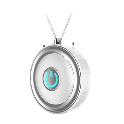 China 2021 Hot Selling PORTABLE Custom Necklace Air Purifier with Ozone Air Purifier for Necklace Collar Neck Air Purification for sale