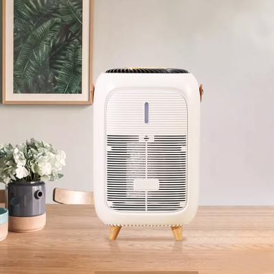 China Medium Purifier Desktop Air Purifier Portable Hotel Air Use In Office Home Hotel Car Filter Replaceable Cordless With Handle for sale